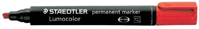 Marqueur Staedtler Lumocolor 350 permanent biseau 2-5mm rouge