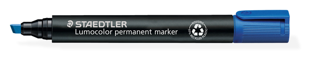 Marqueur Staedtler Lumocolor 350 biseau 2-5mm permanent bleu