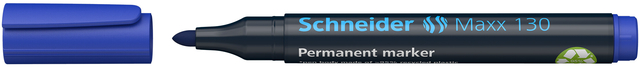 Permanent marker Schneider Maxx 130 rond 1-3mm blauw