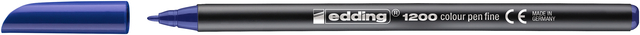 Feutre edding 1200 003 Fin bleu