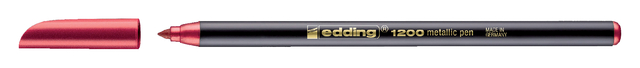 Fineliner Edding 1200 Metallic 1mm rouge