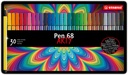 Feutre STABILO Pen 68 Arty Medium boîte 30 couleurs