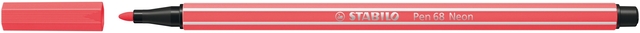 Feutre STABILO Pen 68/040 Medium néon rouge