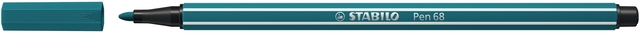 Viltstift STABILO Pen 68/51 medium turquoiseblauw