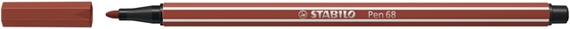 Feutre STABILO Pen 68/75 Medium sienne