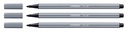 Feutre STABILO Pen 68/96 Medium gris foncé