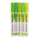 Brushpen Talens Ecoline set à 5 stuks groen