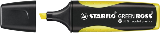 Markeerstift STABILO GREEN BOSS 6070/24 geel