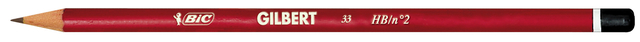 Crayon BIC Gilbert 33 ogive HB