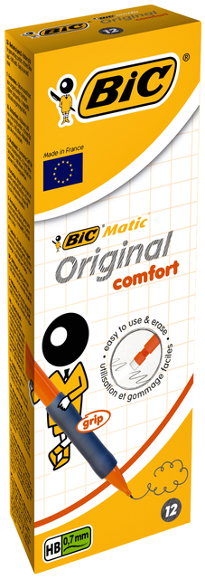 Portemine BIC Matic Original Comfort Grip HB 0,7mm