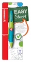 Portemine STABILO EASYergo HB 1,4mm droitier lime/bleu aqua blister