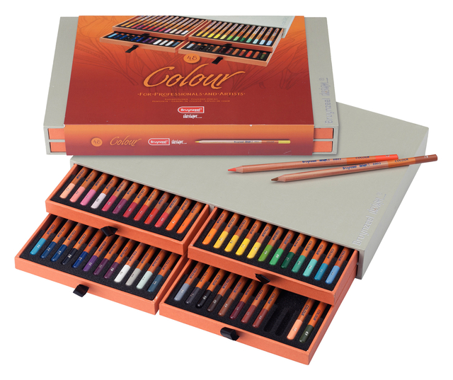 Crayons de couleur Bruynzeel Design boîte luxueuse 48 couleurs