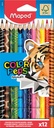 Kleurpotlood Maped Color'Peps Animals set à 12 kleuren