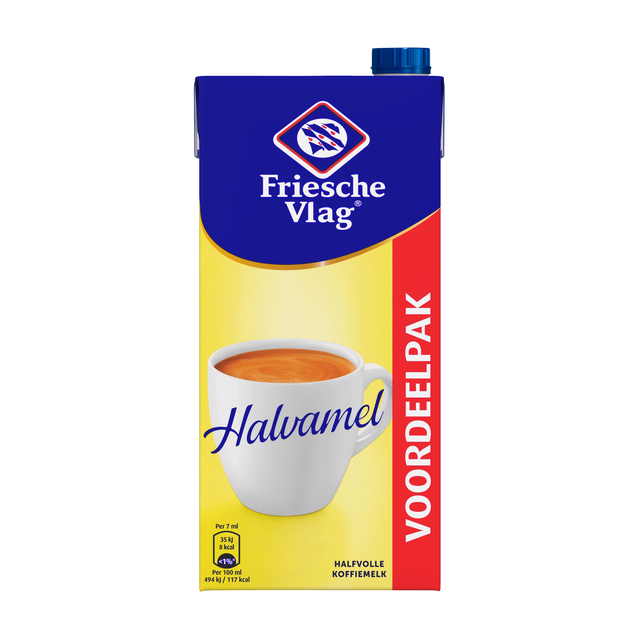 Lait à café Friesche vlag demi-écrémé 930ml