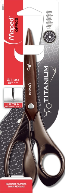 Schaar Maped Titanium 21cm zwart