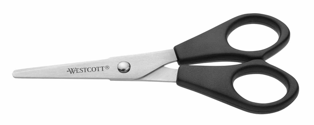 Kantoorschaar Westcott 130mm met kunststof grip rvs