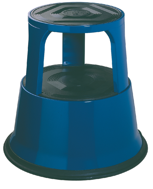 Tabouret Desq 42cm métal bleu
