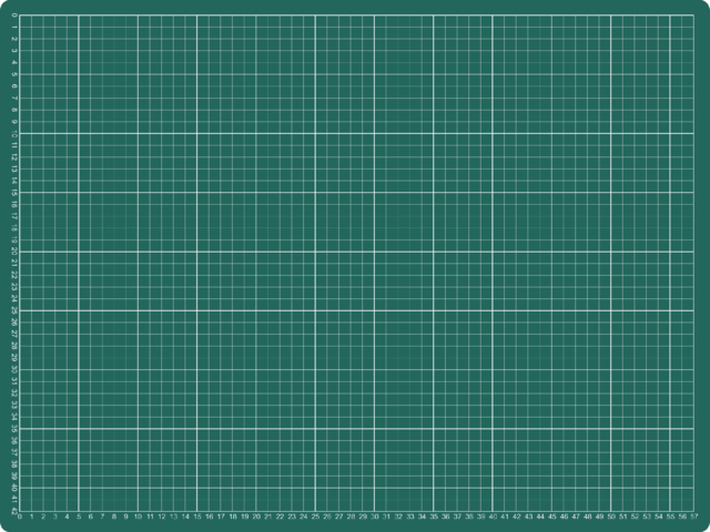 Tapis de coupe A2 600x450mm vert