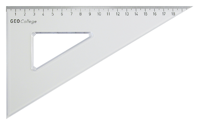 Equerre Aristo 23620 200mm 30/60 degrés transparent