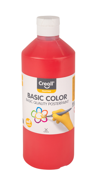 Gouache Creall Basic rouge clair 500ml