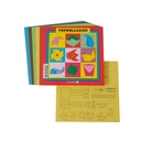 Carton à plier carré 12x12cm 65g assorti 90 feuilles