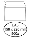 Envelop Quantore bank EA5 156x220mm zelfklevend wit 500 stuks