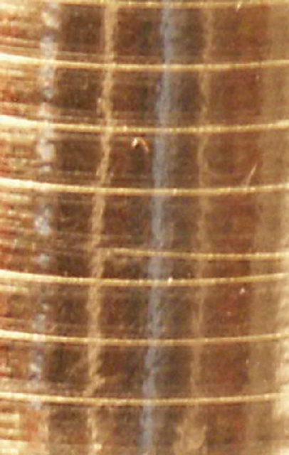 Ruban cadeau Haza 250mx5mm or métallique