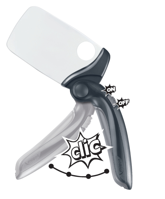 Loupe éclairante Maped Ergologic grossissement 2x