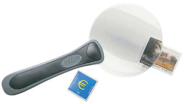 Loupe Leuchtturm LU5 avec housse luxeuse grossi 2x