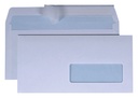 Enveloppe Quantore 114x229mm fenêtre droite 4x11cm autocollante 50 pièces