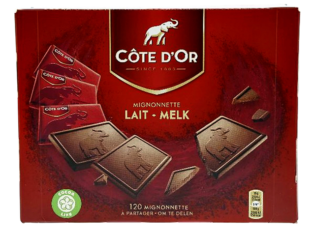 Chocolat Côte d’Or Mignonnette lait 120x 10g
