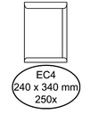 Enveloppe Quantore EC4 240x340mm gommée blanc 250 pièces