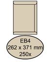Envelop Quantore akte EB4 262x371mm cremekraft 250 stuks