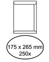 Enveloppe IEZZY 175x265mm autocollant 100g blanc 250 pièces