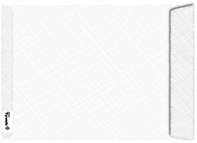 Enveloppe à soufflet Tyvek EB4 262x371x38mm 70g blanc 100pcs