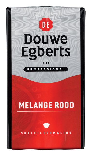 Café moulu pour filtre Douwe Egberts mélange Rouge 500g