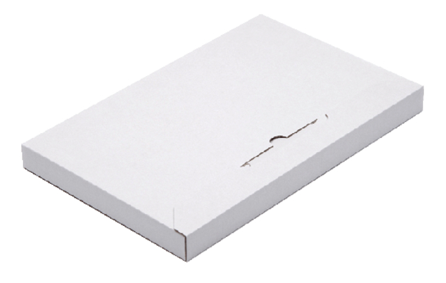 Boîte CleverPack A4 350x230x26mm carton blanc 5 pièces