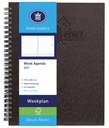Agenda 2027 Ryam Weekplan Wire-o 7 jours/2 pages noir