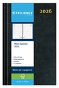 Agenda 2026 Ryam Efficiency Baladek 7 jours/2 pages noir