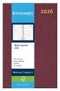 Agenda 2026 Ryam Efficiency Baladek 7 jours/2 pages bordeaux