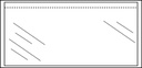 Enveloppe note d’expédition CleverPack autocollant uni 230x110mm 100 piècess