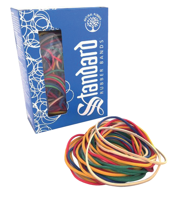 Elastique n°18 Standard Rubber Bands 50g assorti 94 pièces