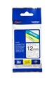 Labeltape Brother P-touch TZe-M31 mat 12mm zwart op transparant