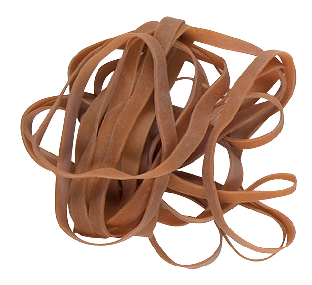 Elastique Standard 36 Rubber Bands 120x2,5mm 500g brun 670 pièces