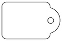 Label Apli karton nr 387 13x20mm wit 1000 stuks