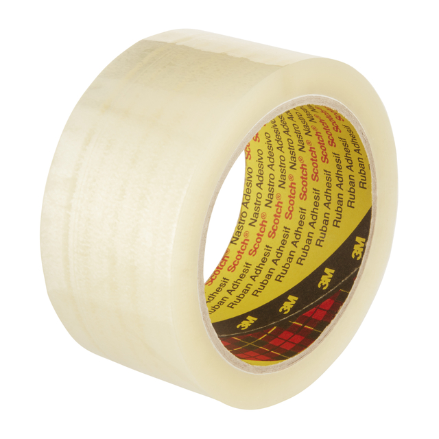 Ruban d'emballage Scotch 371 66mx50mm transparent PP 6 rouleaux