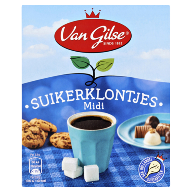 Sucre en morceaux Van gilse Midi 750g