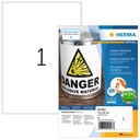 Etiket HERMA 9543 210x297mm weerbestendig wit 40 stuks