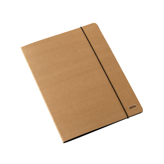 Sorteermap Kraft Line A4 6 tabbladen bruin