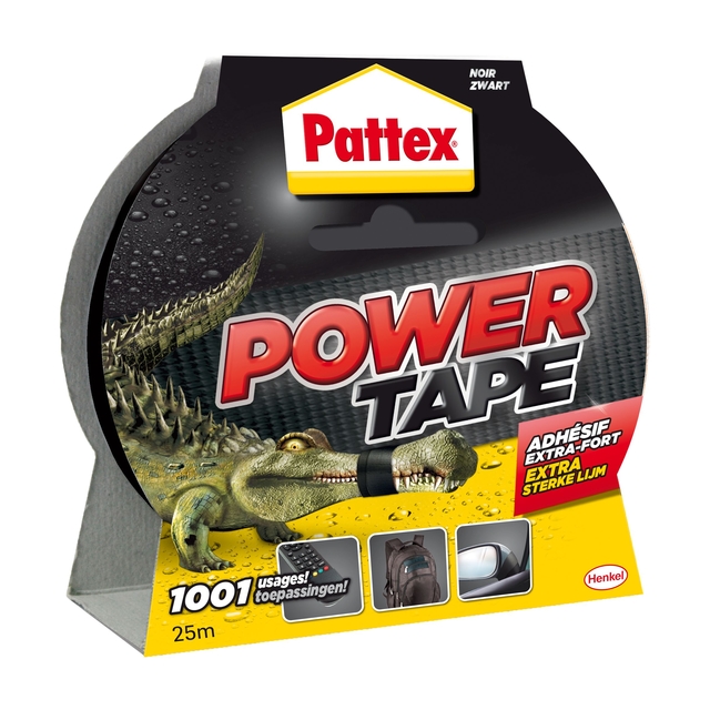 Ruban adhésif Pattex Power Tape 50mmx25m noir